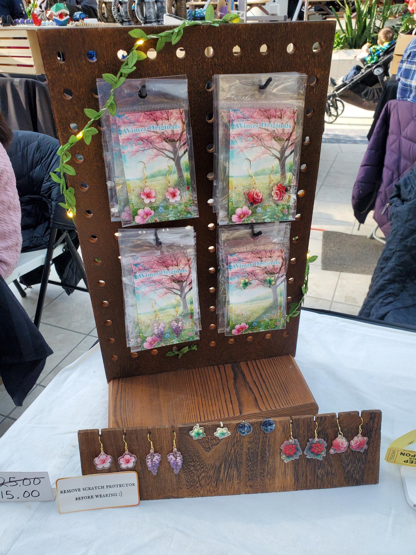 Camellia Flower Earrings β Elegant, Handmade & Lightweight πΊ